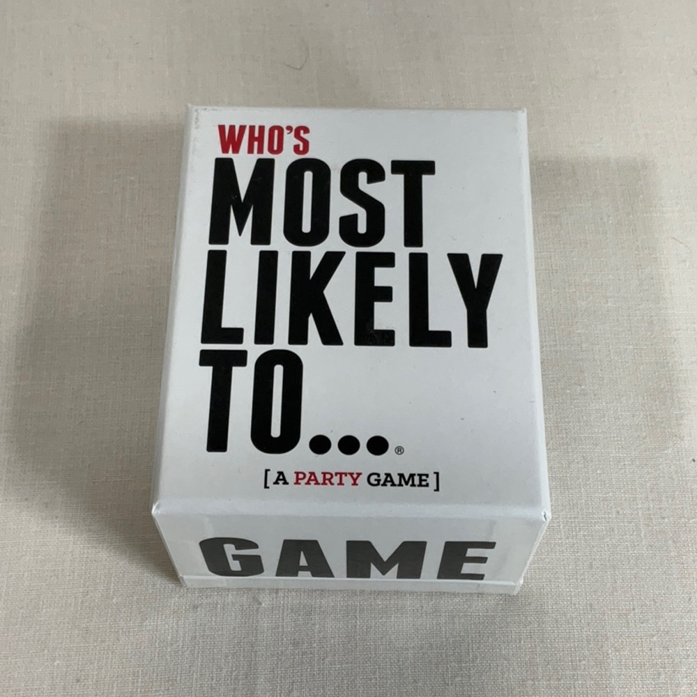Who’s Most Likely To... Party Game - White